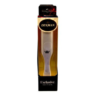 Denman T003WRGC D3 White with Rose Gold Crown Hairbrush