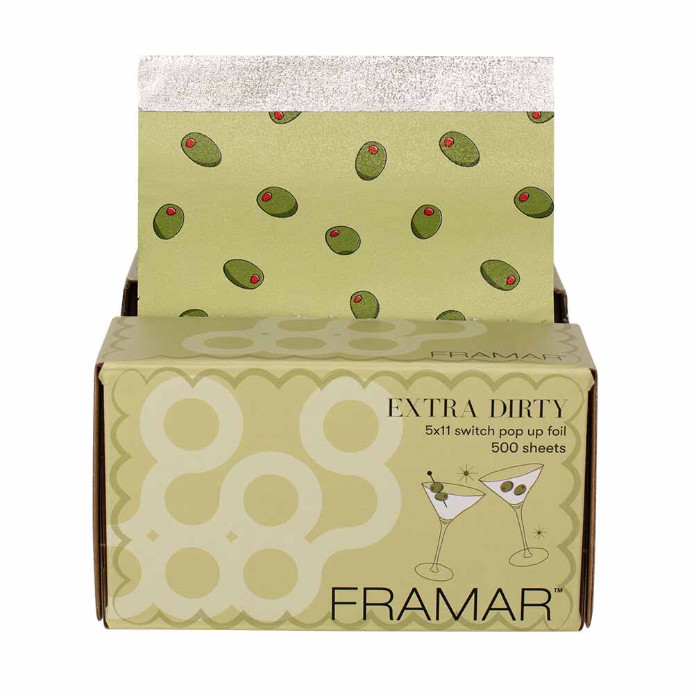 Framar Extra Dirty, 5x11 Pop-Up Hair Foil Sheets, Pack of 500