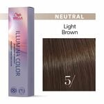 Wella Professionals Illumina Color Permanent Hair Colour - 5/ Light Brown 60ml