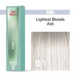 Wella Professionals Pure Perfection Ammonia Free Permanent Hair Colour - 10/1 Lightest Blonde Ash 60ml