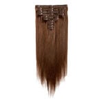 Wildest Dreams 100% Human Hair Clip-In Extensions, Full Head, 18 inch/88g - 4B Tobacco