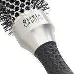 Olivia Garden Essential Blowout Classic Silver Round Hair Brush 35mm