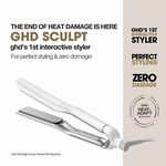 ghd Sculpt Interactive Hair Straightener in White