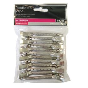 Salon Services Metal Section Clips Pack of 12