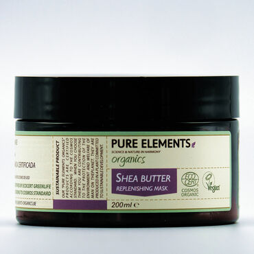 Pure Elements ORGANICS Shea Butter Replenishing Mask 200ml