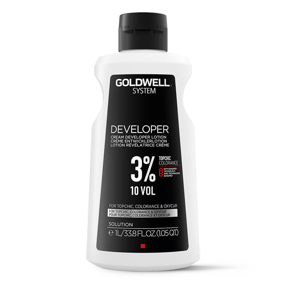 Goldwell System Topchic, Colorance & Oxycur Cream Developer Lotion 3% 1L