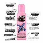 Crazy Color Semi Permanent Hair Colour Cream - Sapphire 100ml