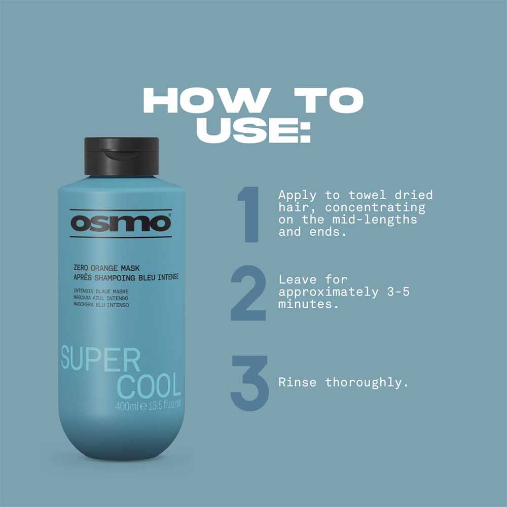 Osmo Super Cool Zero Orange Mask 400ml | Hair Masks & Treatments | Sally Beauty