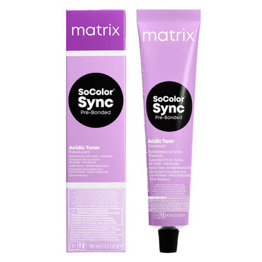 Matrix SoColor Sync Pre-Bonded Acidic Toner - 8A Sheer Ash 90ml