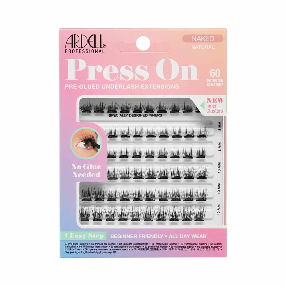 Ardell Press On Pre-Glued Underlash Extensions Naked Natural 60ct