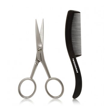 Tweezerman GEAR Moustache Scissors & Comb