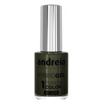 Andreia Professional Hybrid Gel Nail Polish - Fusion Color H82 Army Green, 10.5ml