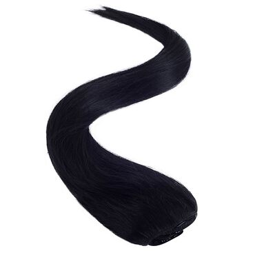 Wildest Dreams Clip In Full Head Human Hair Extension 22 Inch - 1 Blackest Black