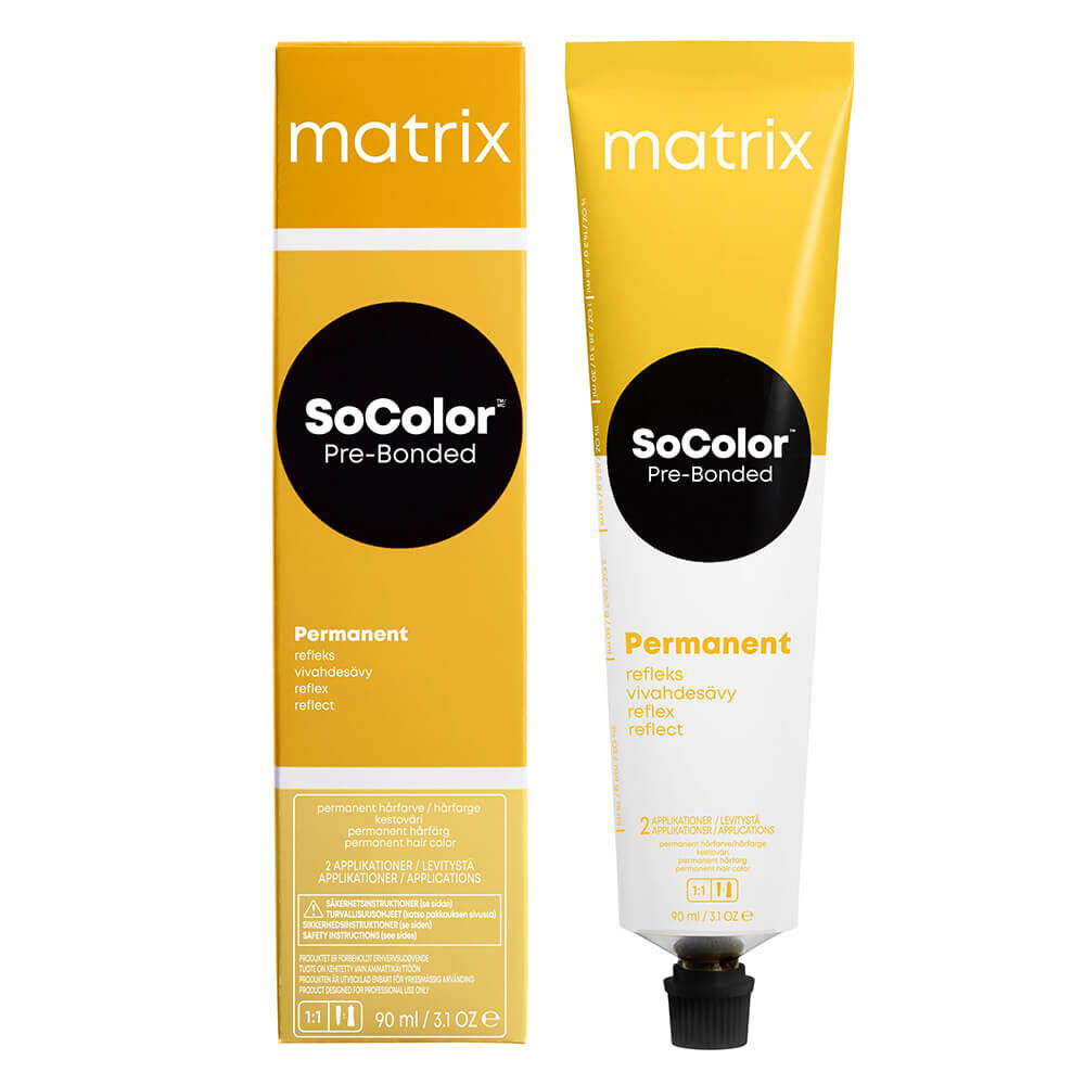 Matrix SoColor Pre-Bonded Permanent Hair Colour, Reflect, Power Cools Palette - 6RV+ 90ml