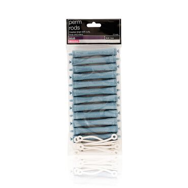 Salon Services Solid Perm Rods Blue 11mm 12 rods