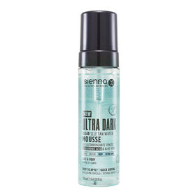 Sienna X Deep Ultra Dark Clear Self Tan Water Mousse 200ml