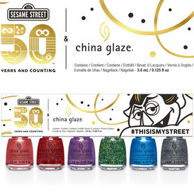 China Glaze Nail Lacquer Sesame Street 50 Years and Counting Collection - This is My Street Micro Mini 6pc Kit