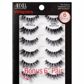 Ardell Demi Wispies False Strip Lashes, Pack of 6