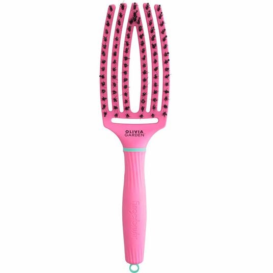 Olivia Garden Inner Child FingerBrush Care Iconic Boar & Nylon - Pink