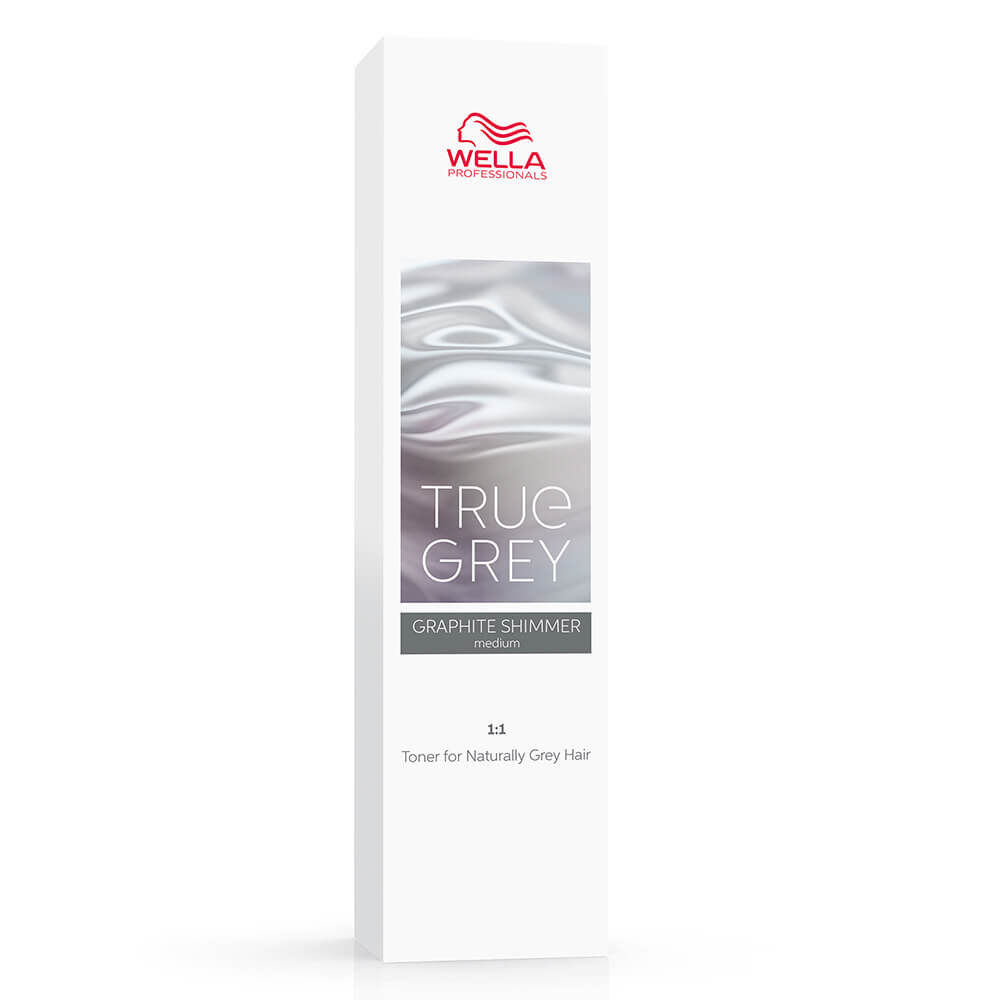 Wella True Grey Cream Toner - Graphite Shimmer Medium 60ml