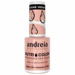 Andreia Professional Nutri Color NC 11 Light Pink - Nail Polish, 10.5ml
