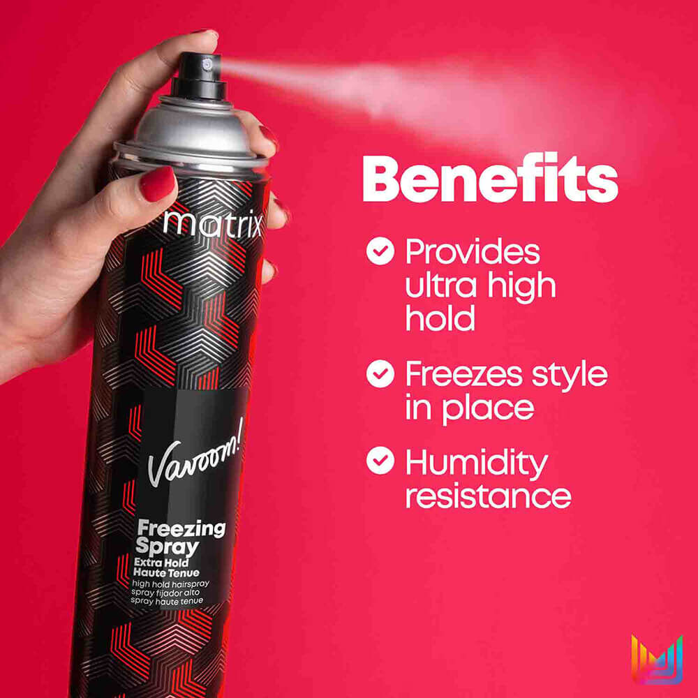 Matrix Vavoom Freezing Spray Fast drying Extra Hold High Hold