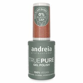 Andreia Professional Pure Balance True Pure T53 - Brown With Soft Glitter, Hema Free Gel Polish 10.5ml