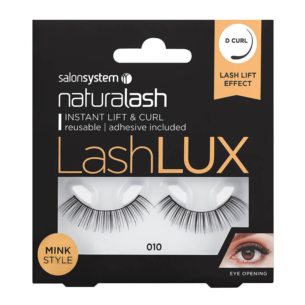 Salon System Naturalash LashLux Strip Lashes, Mink Style 010