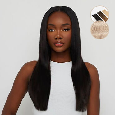 Beauty Works Celebrity Choice Slim Line Tape Hair Extensions 18 Inch - 613/18 Champagne Blonde 48g