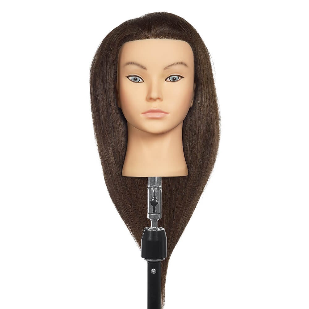 S-PRO Manikin Training Head Emily 35-45cm Medium Brown 4 | Hairdressing  Training Heads | Sally Beauty