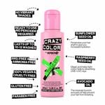 Crazy Color Semi Permanent Hair Colour Cream - Toxic UV 100ml