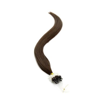 American Pride Micro Ring Human Hair Extension 18 Inch - 3 Chocolate Brown