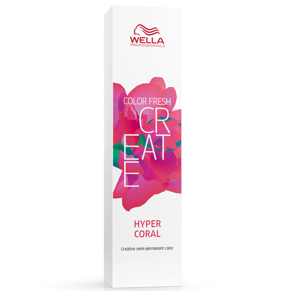 Wella Professionals Color Fresh Create Semi Permanent Hair Colour - Hyper Coral 60ml