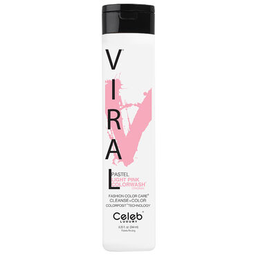 Celeb Luxury Viral Semi Permanent Colorwash Shampoo - Pastel Pink 244ml