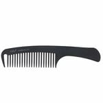 Sibel Black Plastic Tail Comb 20.1cm
