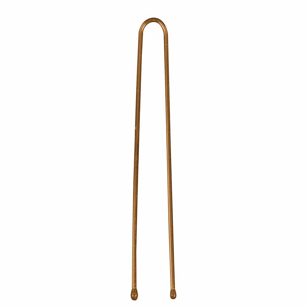 Sibel Metal Straight Bobby Pins 70mm, Brown, Pack of 500