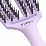 Olivia Garden Care Ionic Fingerbrush Hair Brush - Lavender