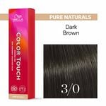 Wella Professionals Color Touch Demi-Permanent Hair Colour - 3/0 Dark Brown 60ml