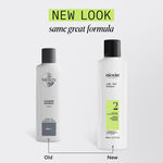 Nioxin System 2 Scalp + Hair Thickening Shampoo for Natural Hair with Progressed Thinning 300ml