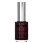 Andreia Professional Hybrid Gel Nail Polish - Fusion Color H83 Metallic Purplish Brown, 10.5ml
