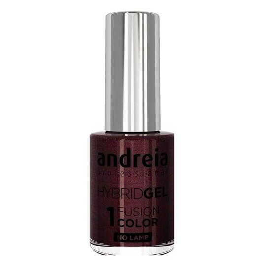 Andreia Professional Hybrid Gel Nail Polish - Fusion Color H83 Metallic Purplish Brown, 10.5ml