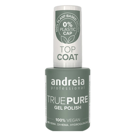 Andreia Professional True Pure Top Coat - Hema Free Gel Polish, 10.5ml