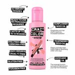 Crazy Color Semi Permanent Hair Colour Cream - Peachy Coral 100ml