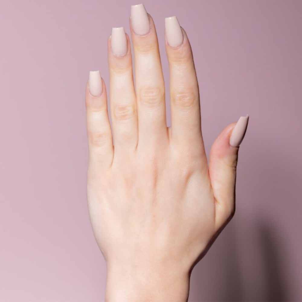 2AM London Gel X-Tend Soft Gel Tips, Medium Coffin Blush - Pack of