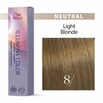 Wella Professionals Illumina Color Permanent Hair Colour - 8/ Light Blonde 60ml