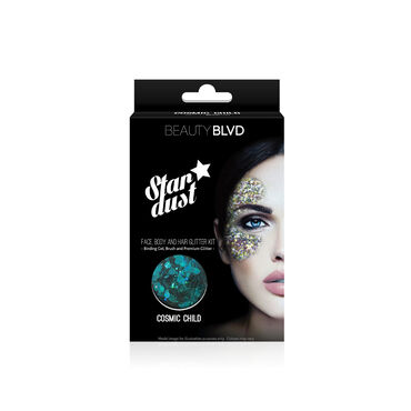 Beauty Boulevard Stardust Face, Body And Hair Glitter Kit Cosmic Child