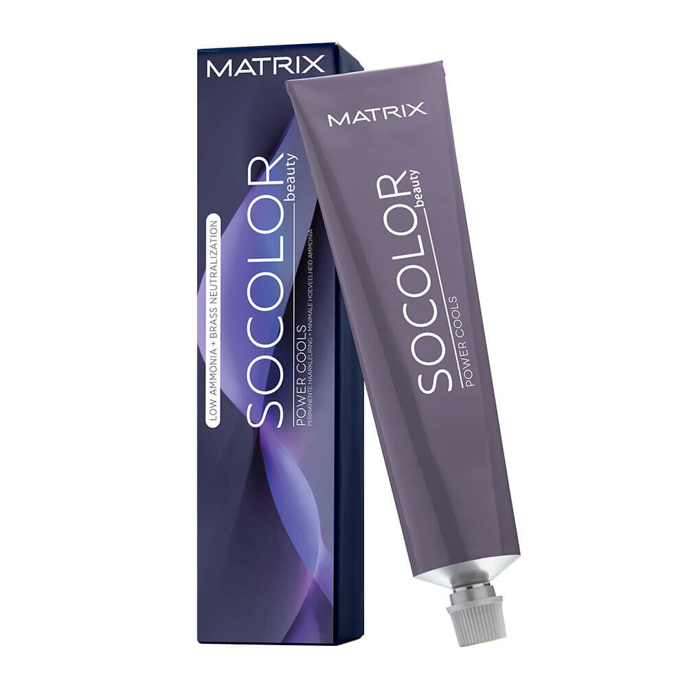 Matrix SoColor Beauty Power Cools Permanent Hair Colour - 6AA Ash Ash 90ml