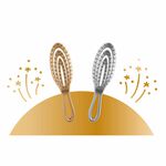 Olivia Garden Holiday Hit iDetangle Brush Silver