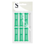 S-PRO Plastic Rollers Green 19mm, Pack of 6