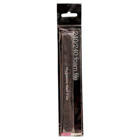 Salon Services Foam Nail File Black 240 Grit Single